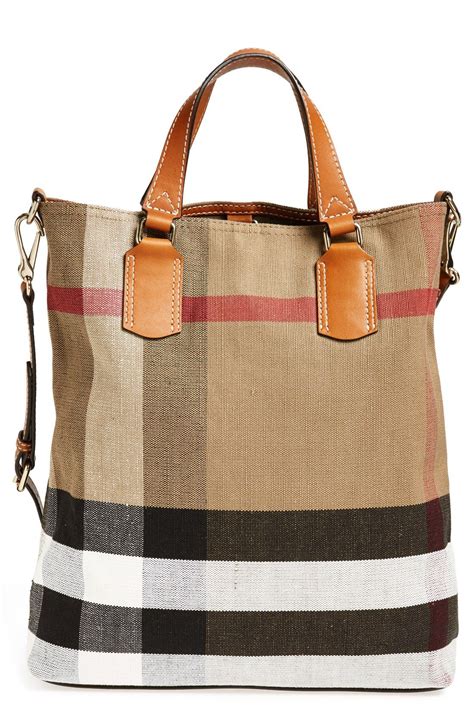 burberry plaid bucket tote nylon|net a porter Burberry bag.